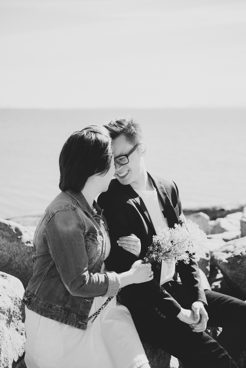 engagement, iona beach, richmond, vancouver