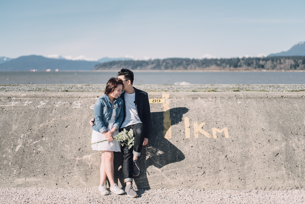 engagement, iona beach, richmond, vancouver