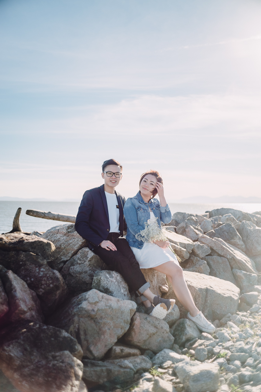 engagement, iona beach, richmond, vancouver