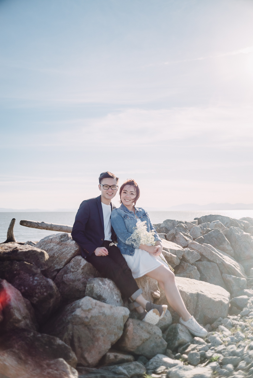 engagement, iona beach, richmond, vancouver