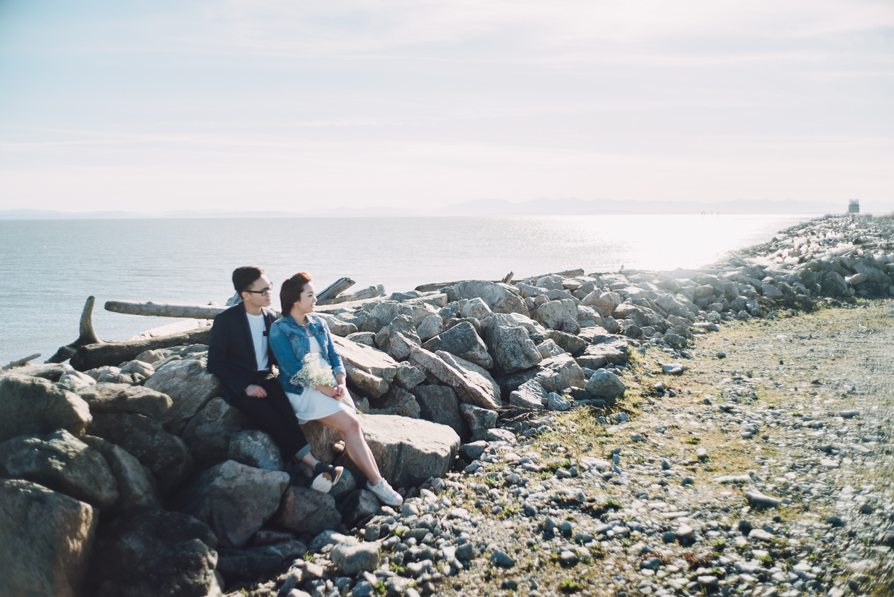 engagement, iona beach, richmond, vancouver