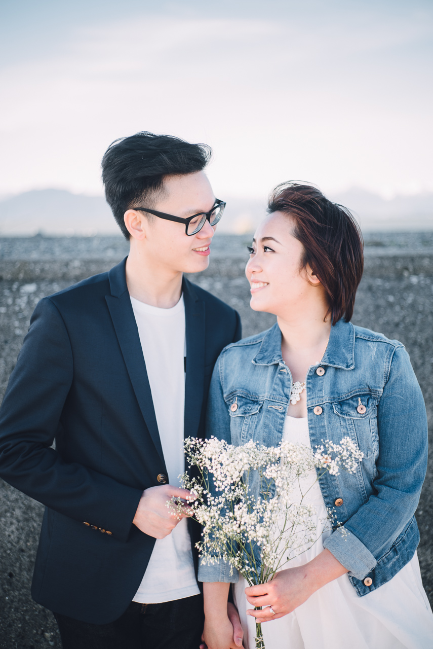 engagement, iona beach, richmond, vancouver