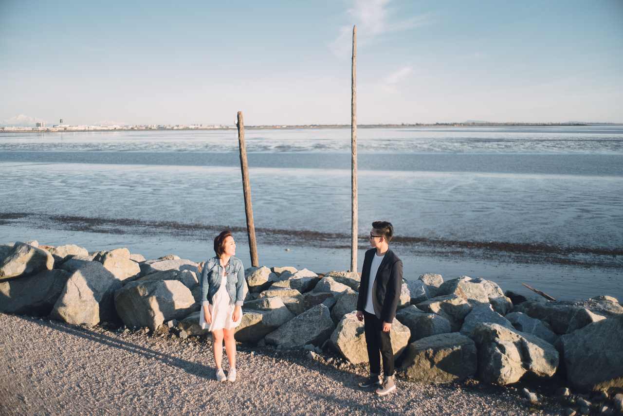engagement, iona beach, richmond, vancouver