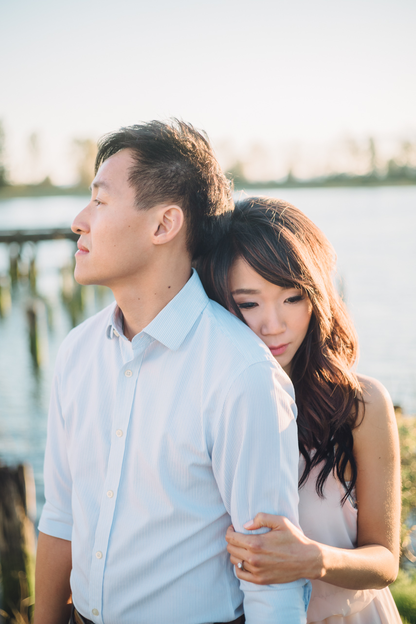 maggie & stephen engagement shoot steveston village richmond bc british columbia beach wedding photography photographer best