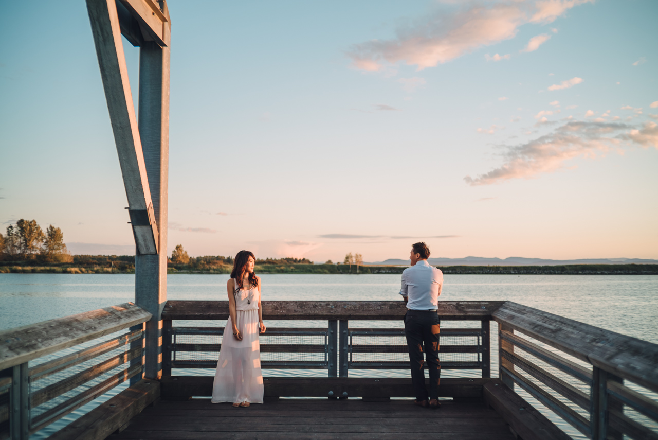 maggie & stephen engagement shoot steveston village richmond bc british columbia beach wedding photography photographer best