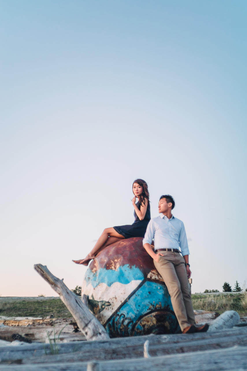 maggie & stephen engagement shoot steveston village richmond bc british columbia beach wedding photography photographer best