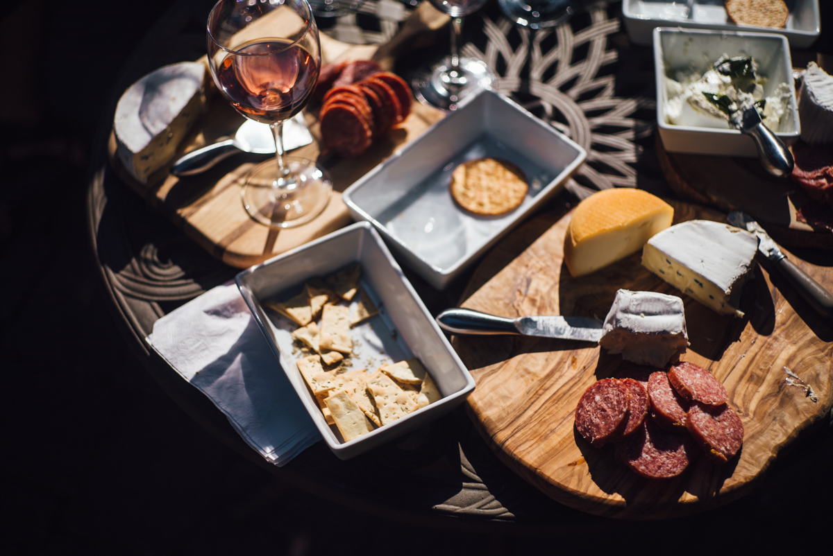 simple backyard wedding vancouver cheese food