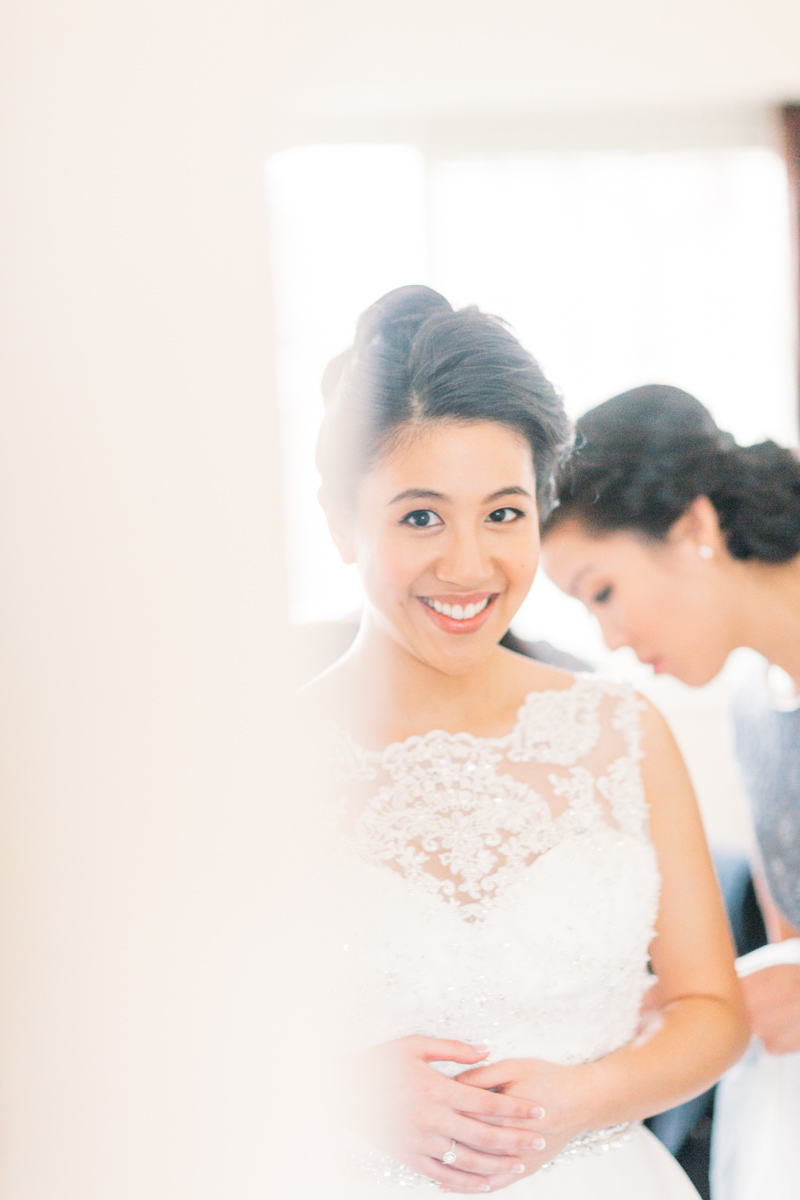 Bride getting ready for the big day