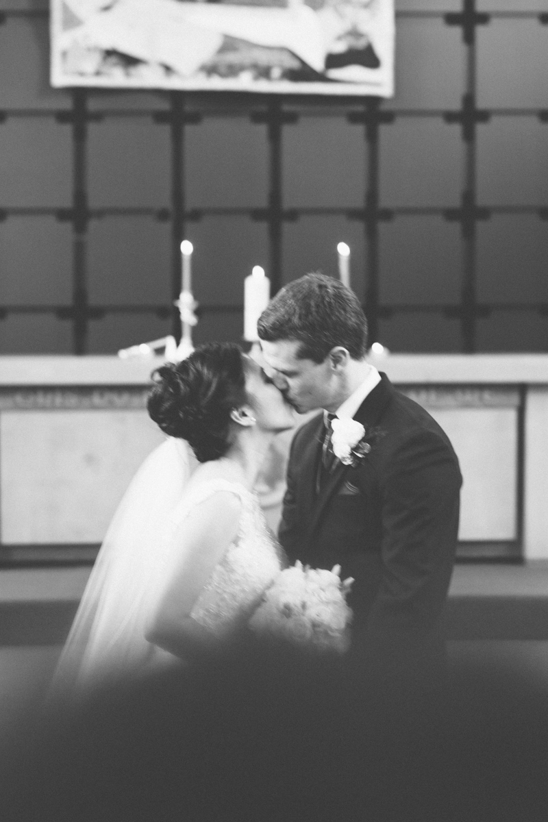 First kiss. (Shaughnessy United Church)