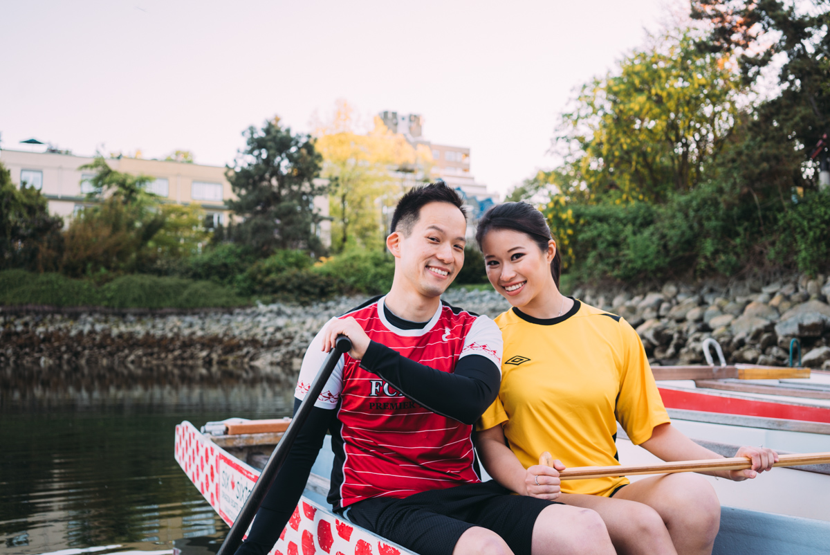 dragon boat engagement shoot